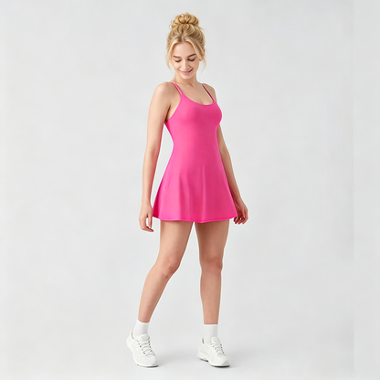 🔥Last day promotion🔥Plush Backless Active Dress-Easy Peezy Edition