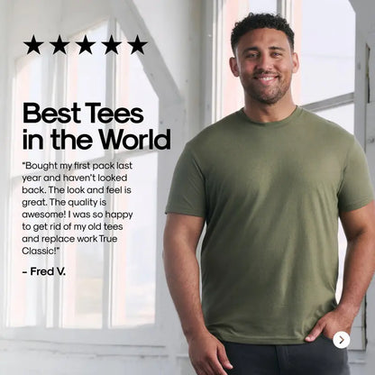 Men's 4-Pack Short Sleeve Crew Neck T-Shirts – Premium Fit for Everyday Comfort & Casual Style