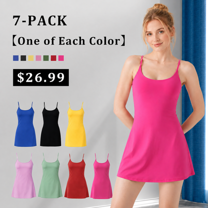 🔥Last day promotion🔥Plush Backless Active Dress-Easy Peezy Edition