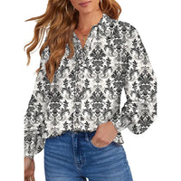 Classic Black Damask